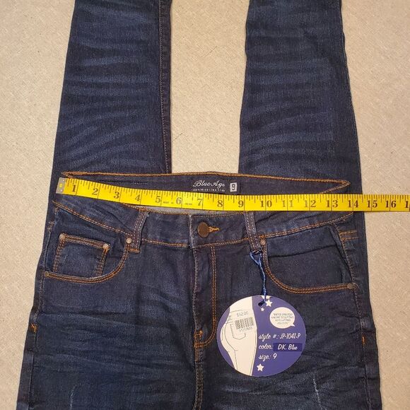 Blue Age Butt Lifting Dark Denim Jeans Size 9 - Picture 7 of 13